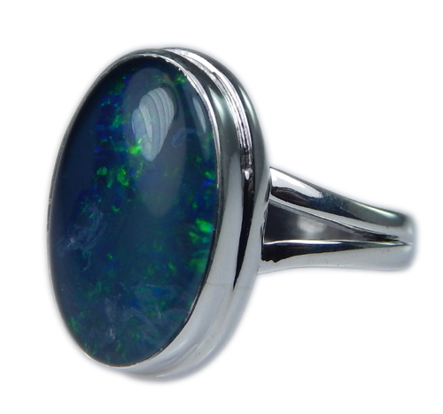 Design 21265: multi-color opal rings