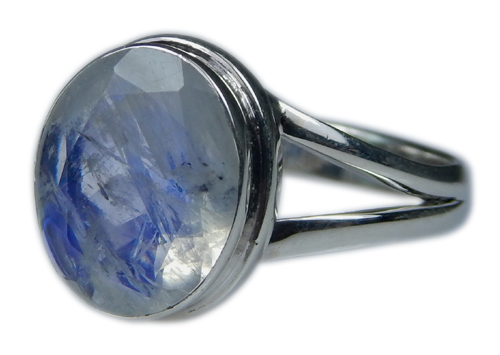 Design 21337: blue,white moonstone rings
