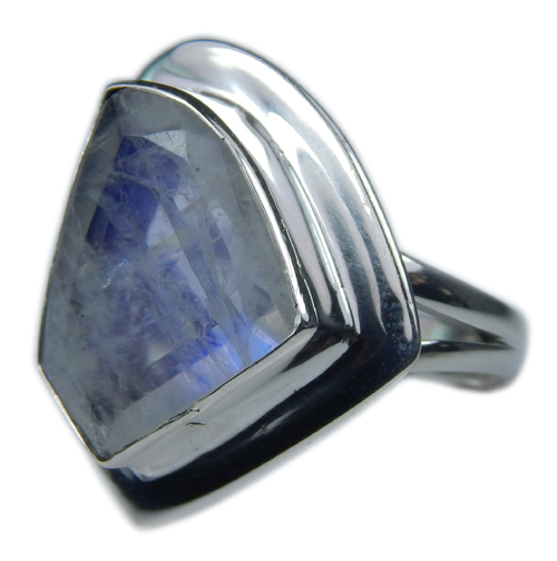 Design 21338: blue,white moonstone rings