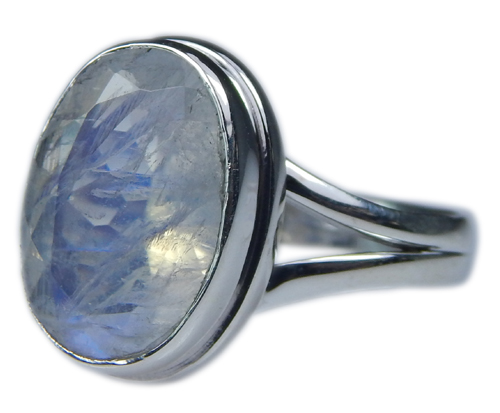Design 21339: blue,white moonstone rings