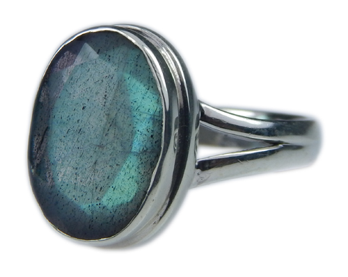 Design 21555: blue,gray labradorite rings