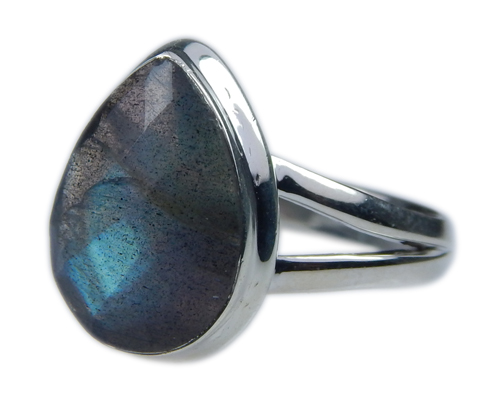 Design 21563: blue,gray labradorite rings