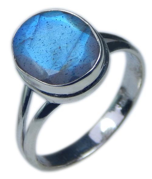 Design 21567: blue,gray labradorite rings