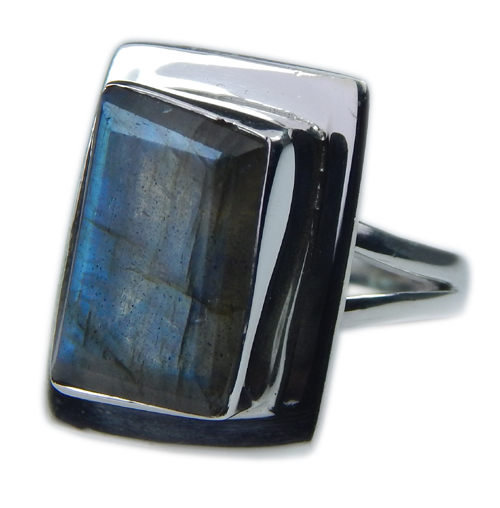 Design 21568: blue,gray labradorite rings