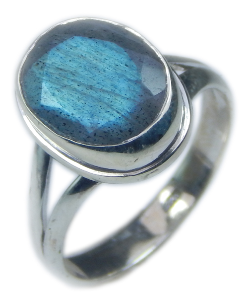 Design 21569: blue,gray labradorite rings