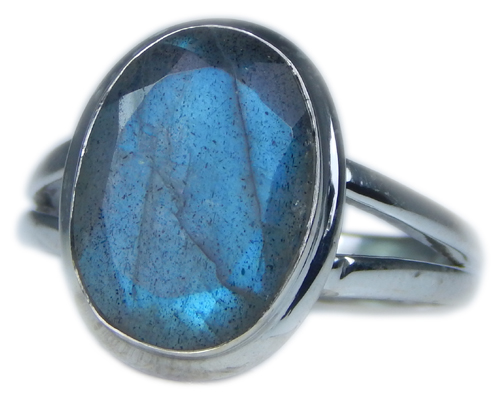 Design 21573: blue,gray labradorite rings