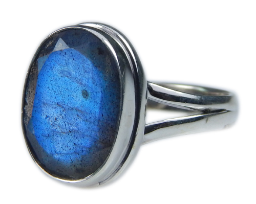 Design 21597: blue,gray labradorite rings