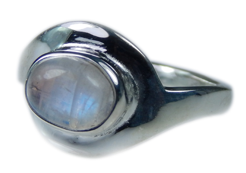 Design 21642: blue,white moonstone rings