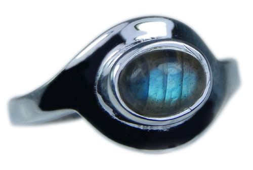 Design 21670: blue,gray labradorite rings