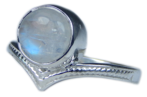 Design 21712: blue,white moonstone rings