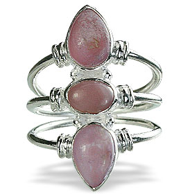 Design 3004: pink pink opal classic rings