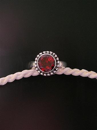 Design 3167: red garnet rings
