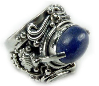 Design 5058: blue lapis lazuli american-southwest rings