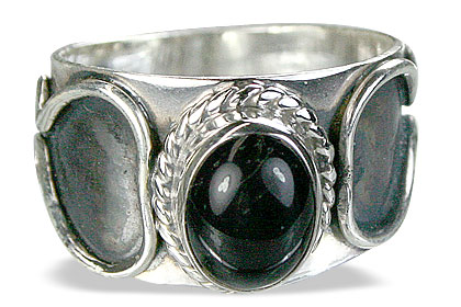Design 5061: black onyx rings