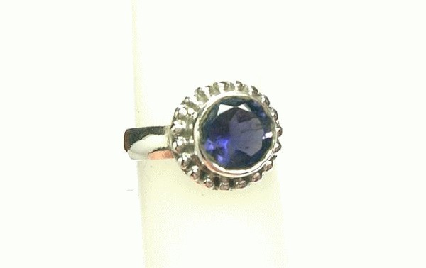 Design 5594: blue iolite rings