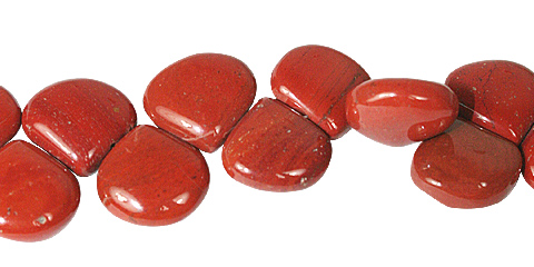Design 11769: red jasper beads