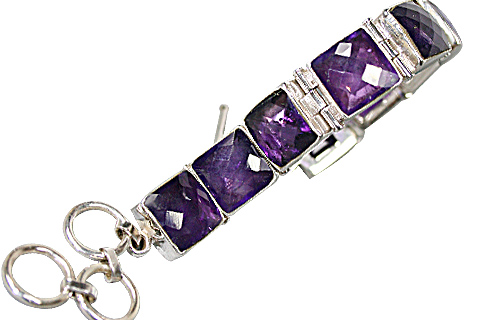 Design 10425: purple amethyst bracelets