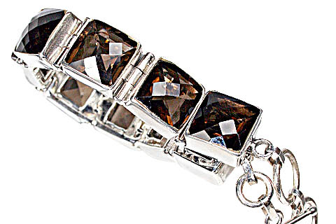 Design 10427: brown smoky quartz bracelets