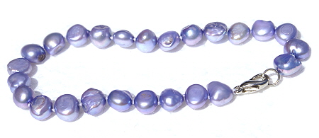 Design 11534: purple pearl bracelets