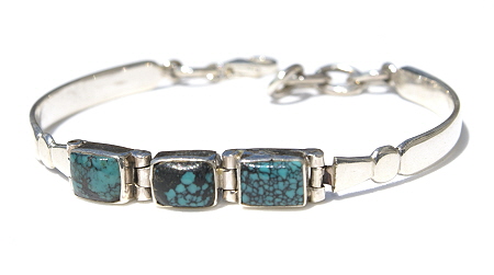 Design 11633: blue turquoise bracelets
