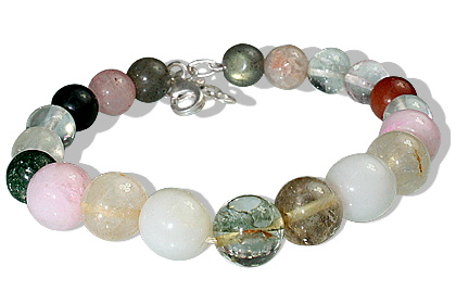 Design 12194: multi-color multi-stone bracelets