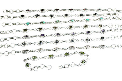 Design 14367: multi-color bulk lots bracelets