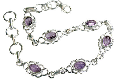 Design 14586: purple amethyst bracelets
