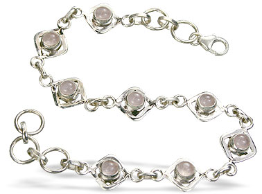 Design 14790: pink garnet bracelets