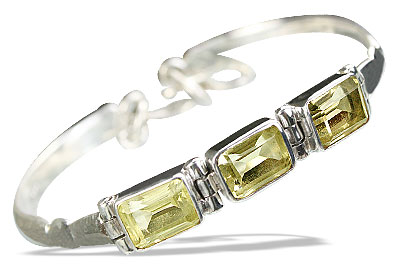 Design 9497: yellow lemon quartz bracelets