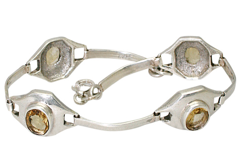 Design 9585: yellow citrine bracelets