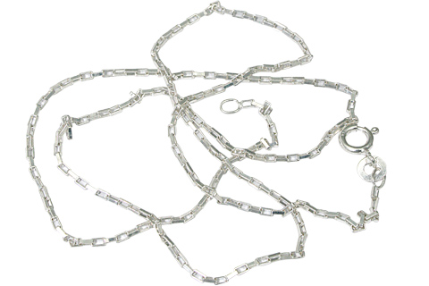 Design 9732: white silver chains