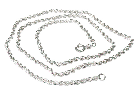 Design 9796: white silver chains