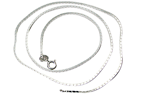 Design 9806: white silver chains