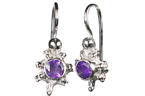 Design 10077: purple amethyst earrings