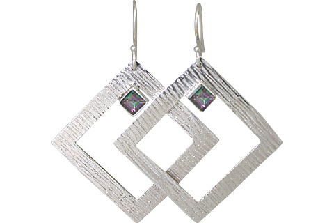 Design 10692: multi-color mystic quartz earrings