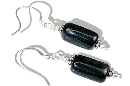 Design 11877: black onyx earrings