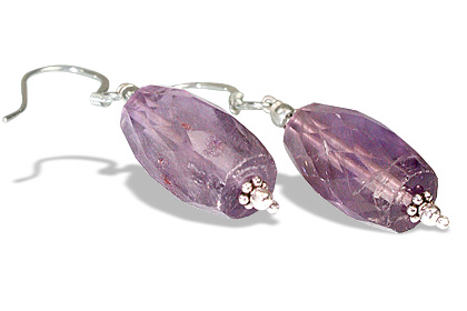 Design 11901: purple amethyst earrings