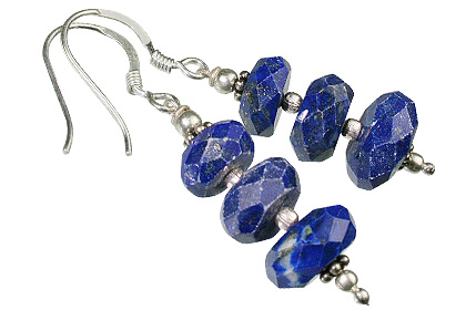 Design 11905: blue lapis lazuli earrings