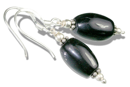 Design 11909: black onyx earrings