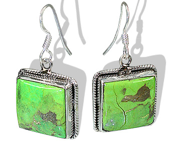 Design 12132: brown,green mohave american-southwest earrings