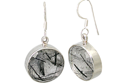 Design 13533: gray rotile earrings