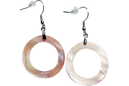 Design 15059: multi-color shell staff-picks earrings