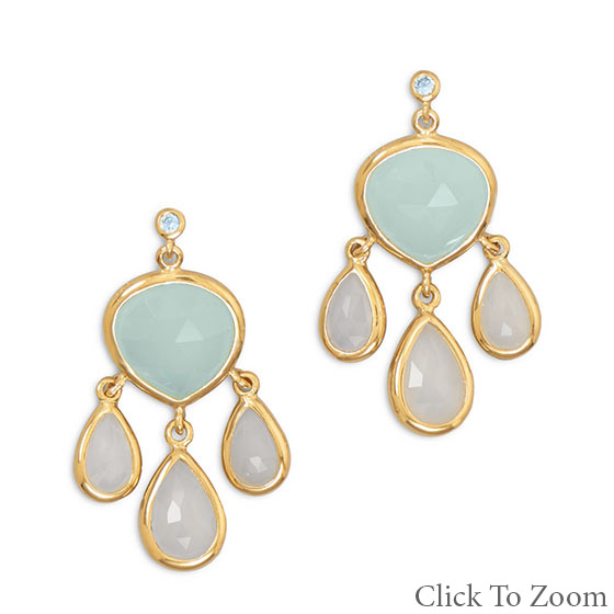 Design 21756: multi-color multi-stone earrings