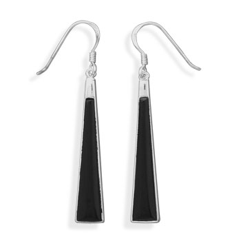 Design 21981: black onyx drop earrings