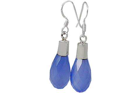 Design 8348: blue opalite drop earrings