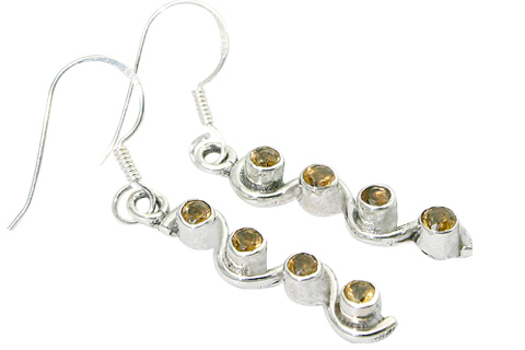 Design 9369: Yellow citrine earrings