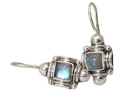 Design 9527: blue labradorite earrings