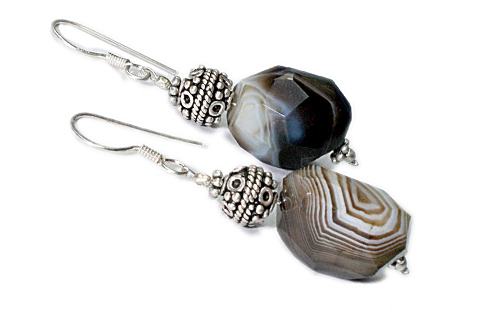 Design 9731: Black onyx earrings