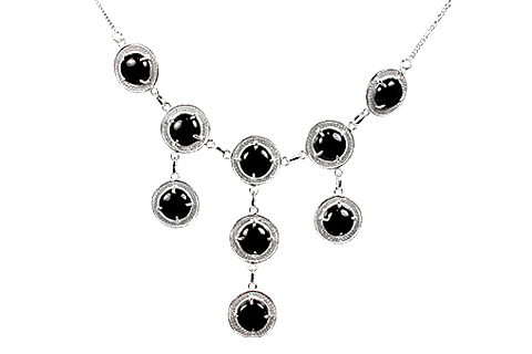 Design 10373: black onyx necklaces