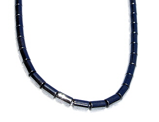 Design 11233: black hematite necklaces